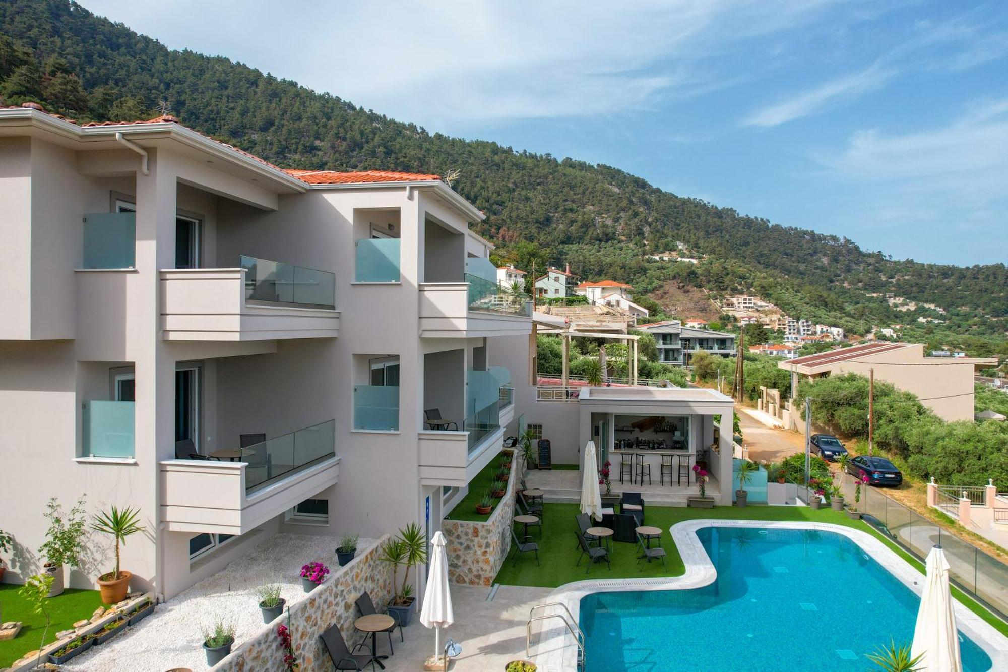 Villa Finikas Thassos Golden Beach Криси Амудия Екстериор снимка