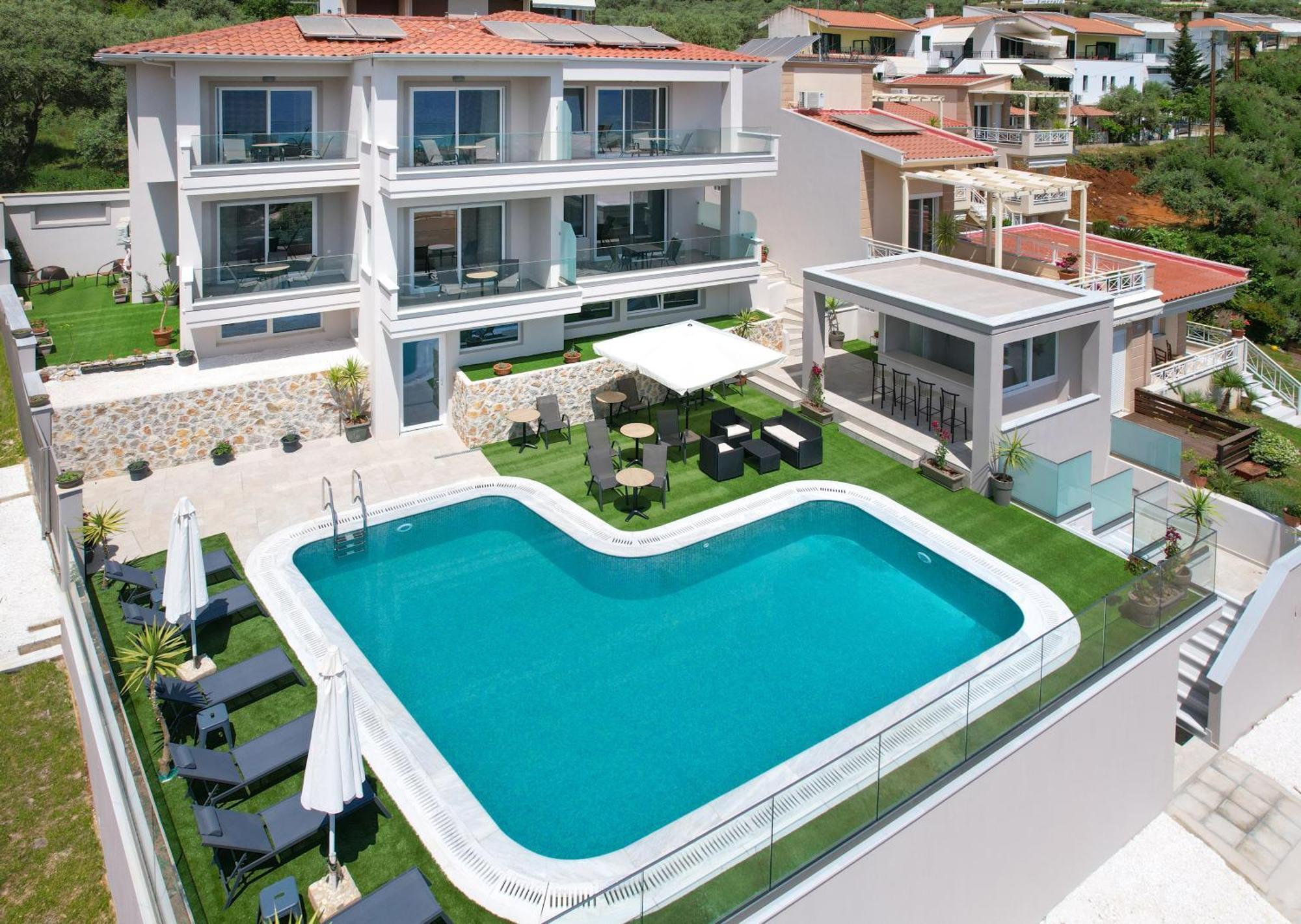 Villa Finikas Thassos Golden Beach Криси Амудия Екстериор снимка