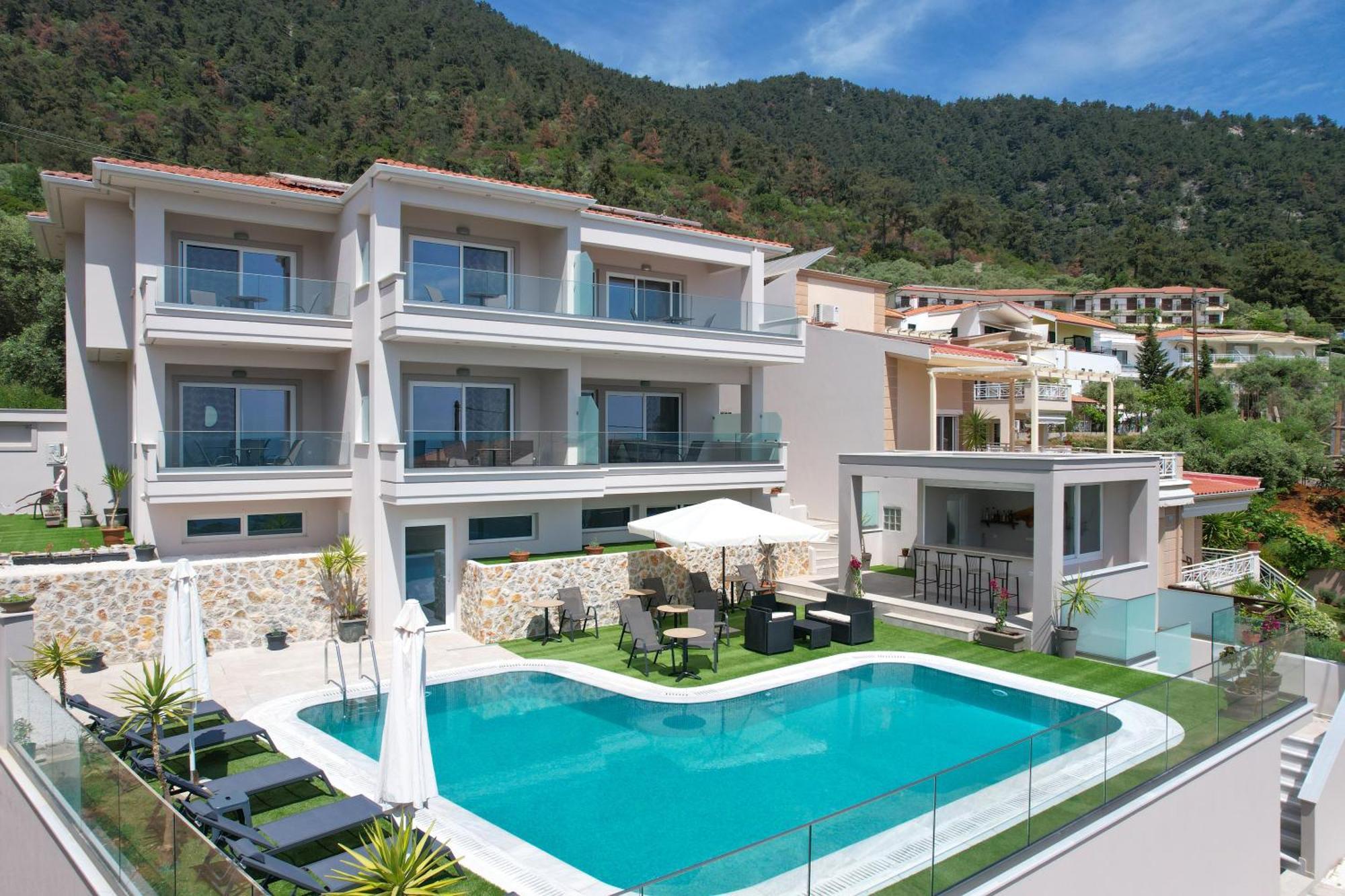 Villa Finikas Thassos Golden Beach Криси Амудия Екстериор снимка