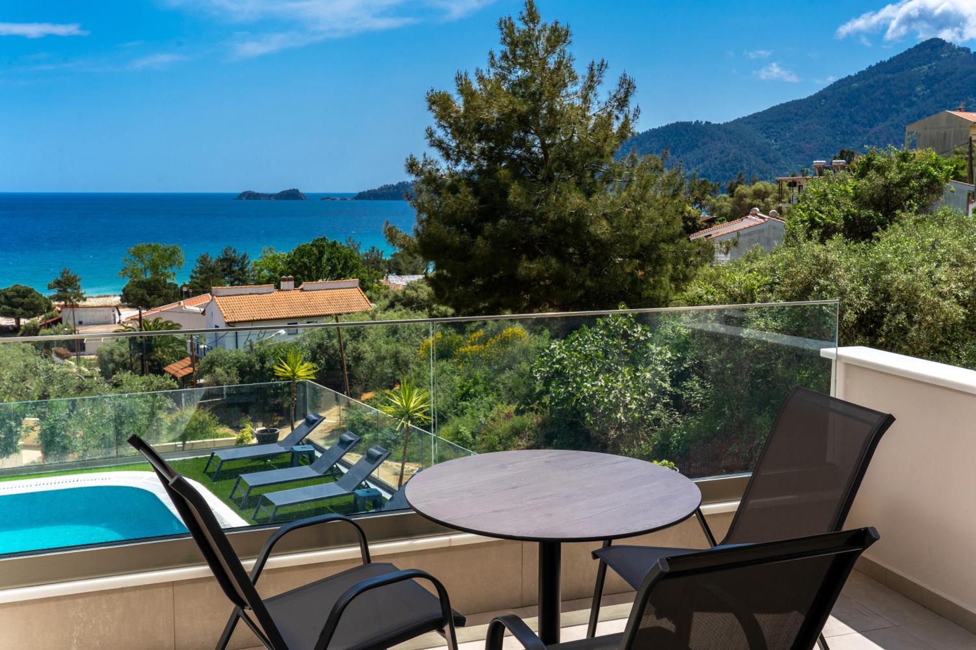 Villa Finikas Thassos Golden Beach Криси Амудия Екстериор снимка
