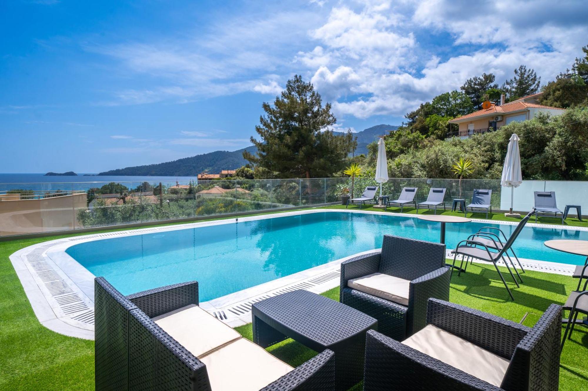 Villa Finikas Thassos Golden Beach Криси Амудия Екстериор снимка